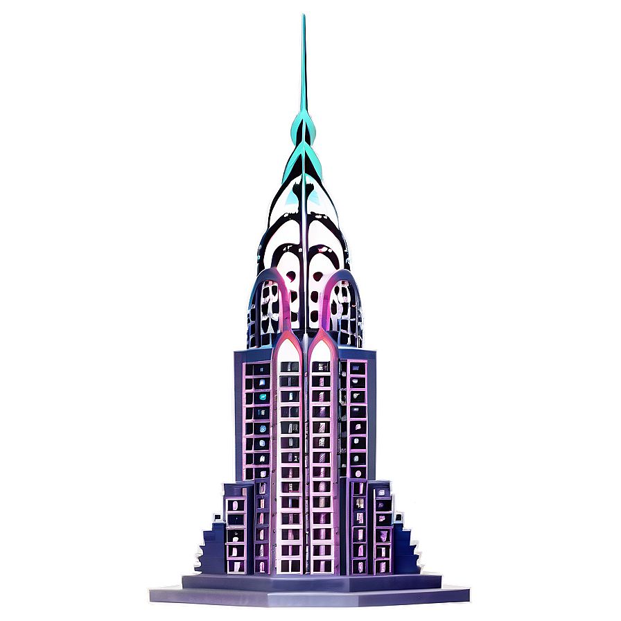 Chrysler Building Light Display Png 28