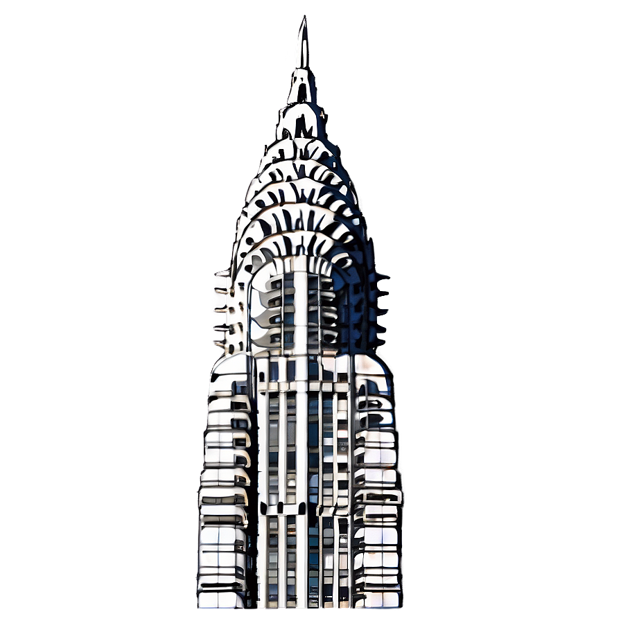 Chrysler Building Reflective Glass Png Rpm14