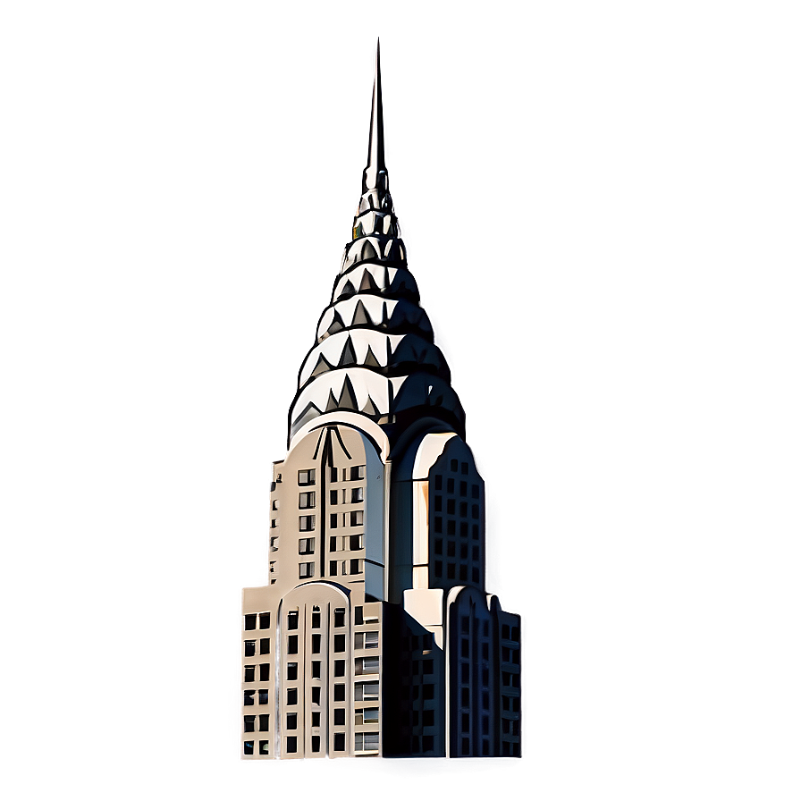 Chrysler Building Skyline Silhouette Png 06252024