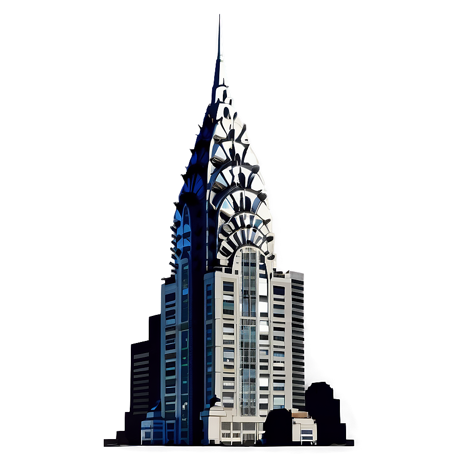 Chrysler Building Skyline Silhouette Png 06252024