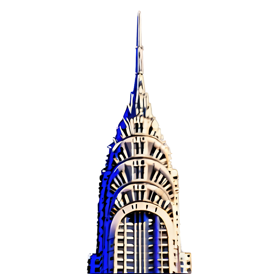 Chrysler Building Spire Close-up Png 14