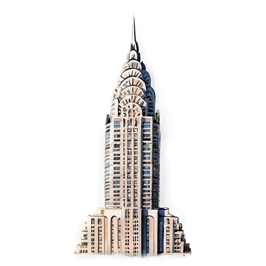 Chrysler Building Sunlit Glow Png Pdk