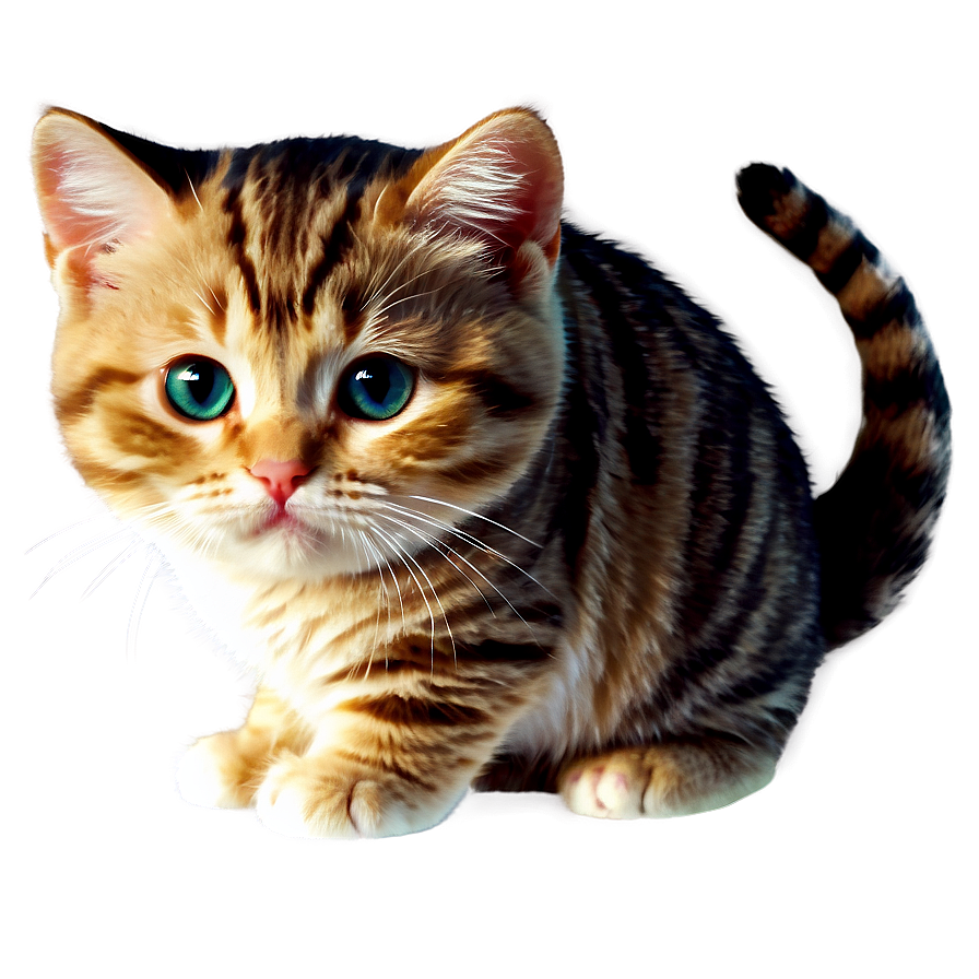 Chubby Kawaii Cat Graphic Png Eua72