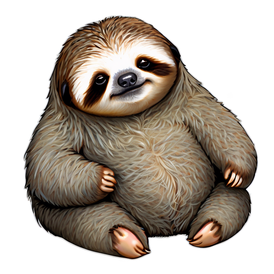 Chubby Sloth Png Ros86