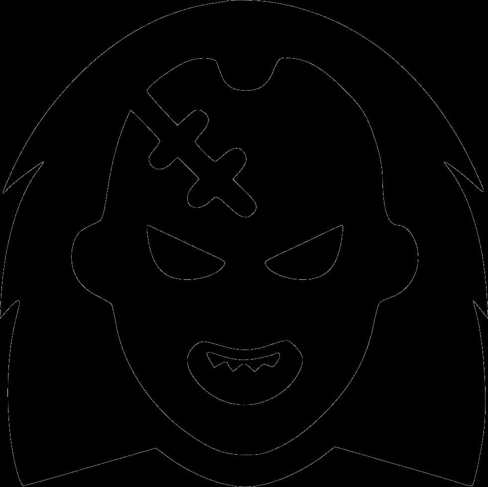 Chucky Iconic Horror Doll Silhouette