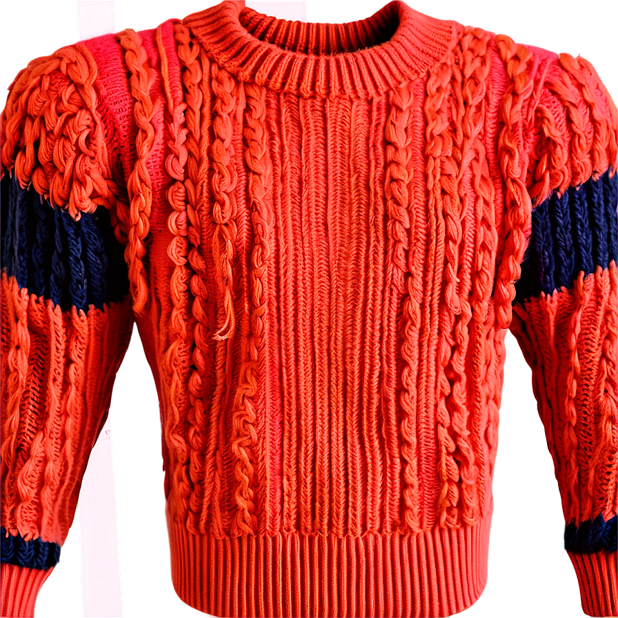 Chunky Red Sweater Png 06292024