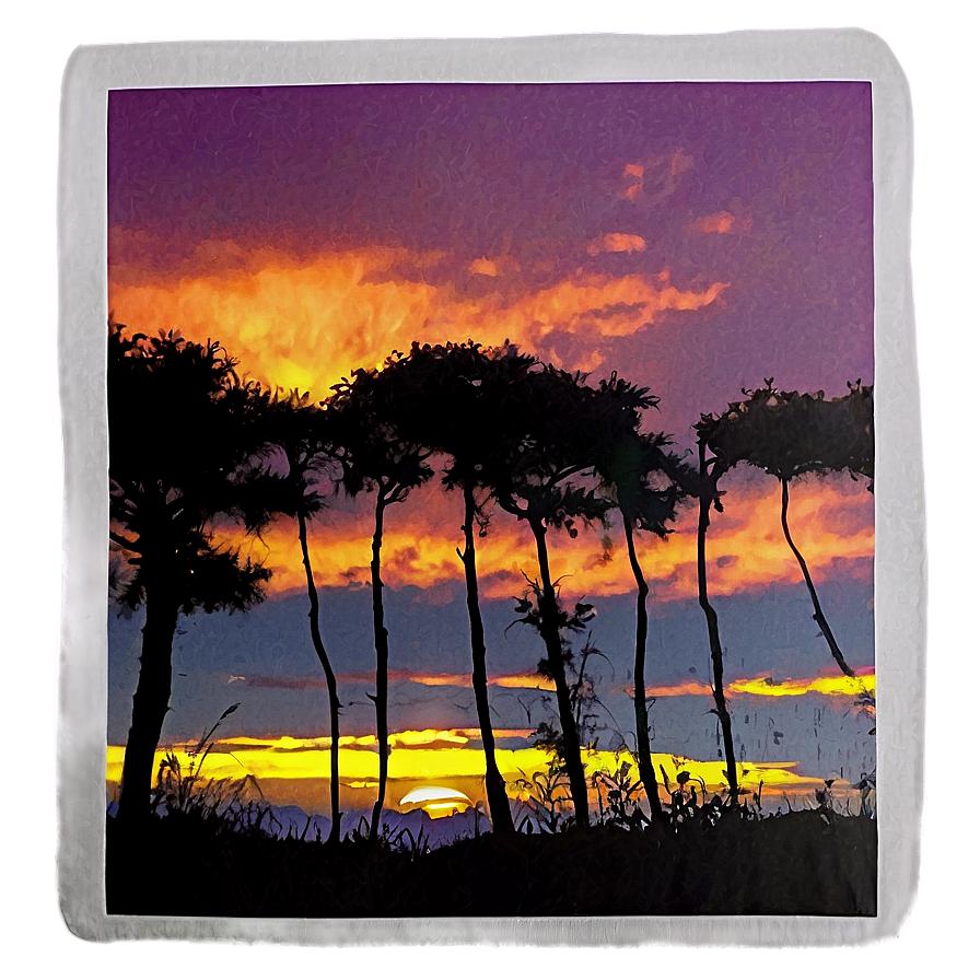 Cielo Sunset Silhouette Png Imx