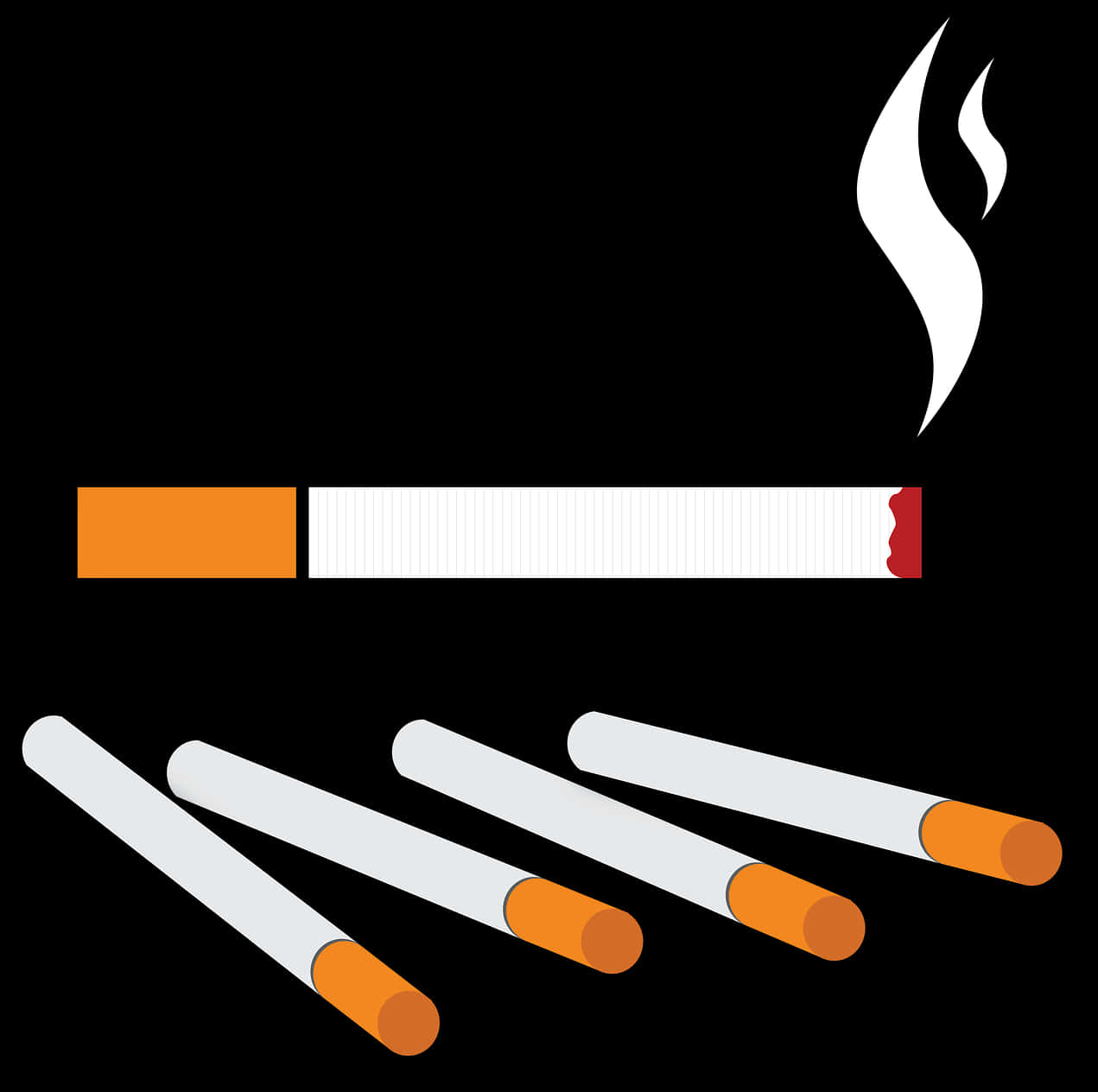 Cigarette Graphic Illustration