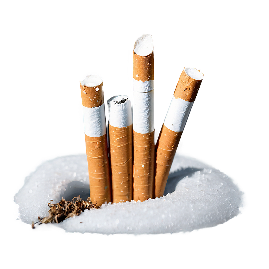 Cigarettes In Snow Png Buw