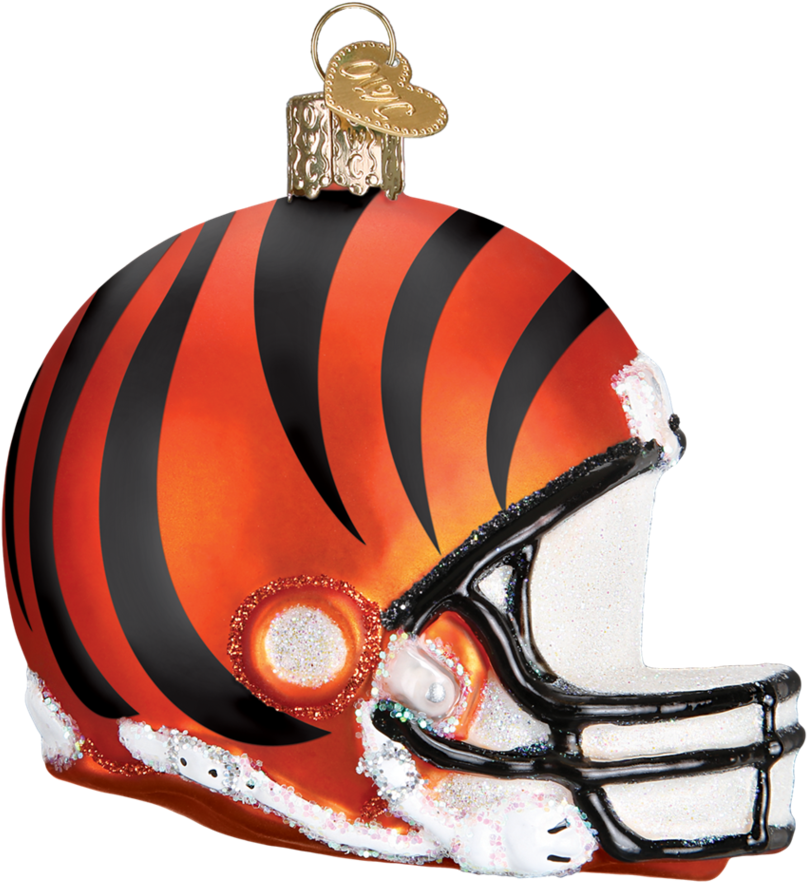 Cincinnati Football Helmet Ornament