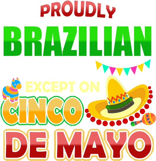 Cincode Mayo Brazilian Celebration Graphic