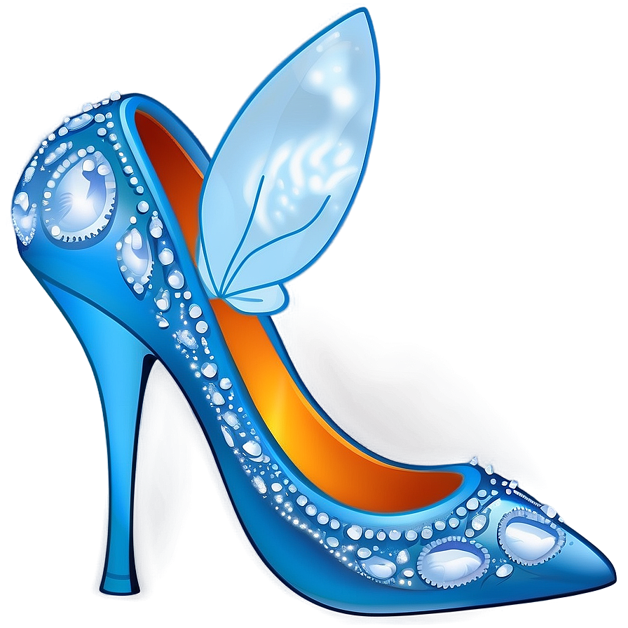 Cinderella Shoe Design Png 06292024