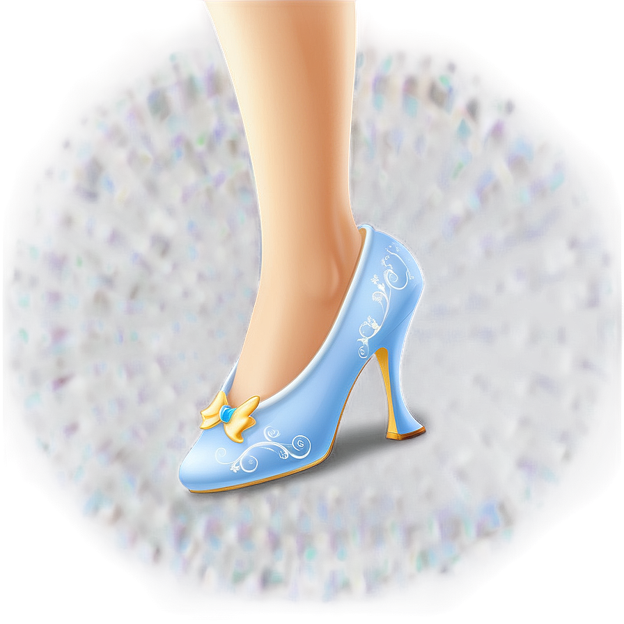 Cinderella Shoe Outline Png 30