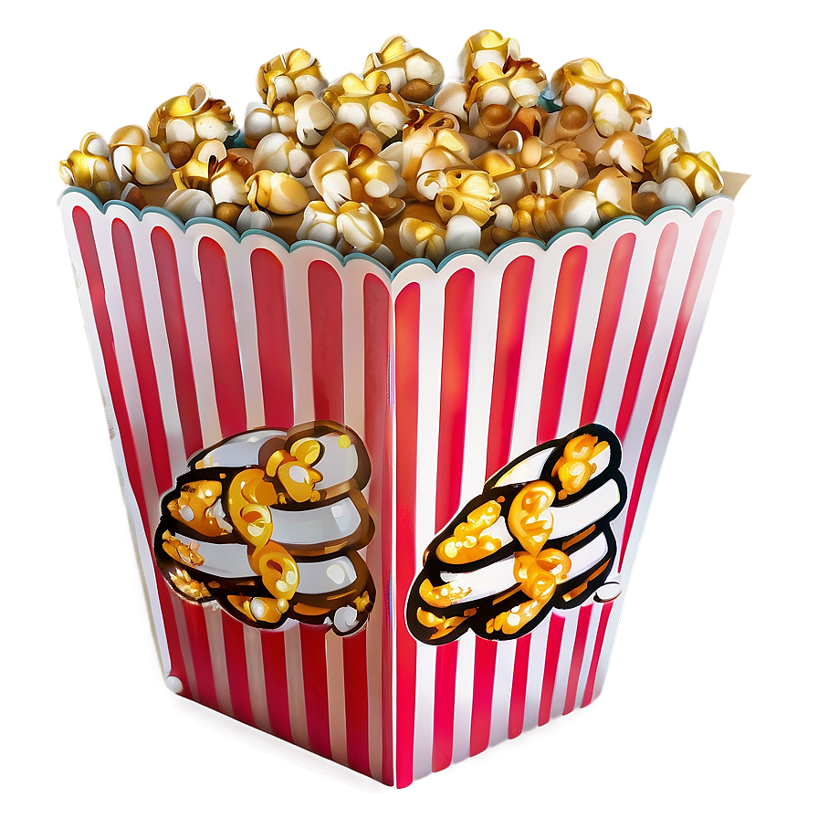 Cinema Popcorn Snack Png 06112024