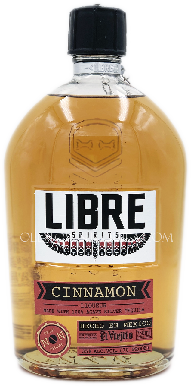 Cinnamon Flavored Liqueur Bottle