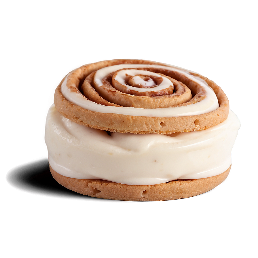 Cinnamon Roll Ice Cream Sandwich Png Ydx35