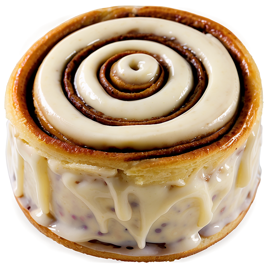 Cinnamon Roll With Cream Cheese Frosting Png 06122024