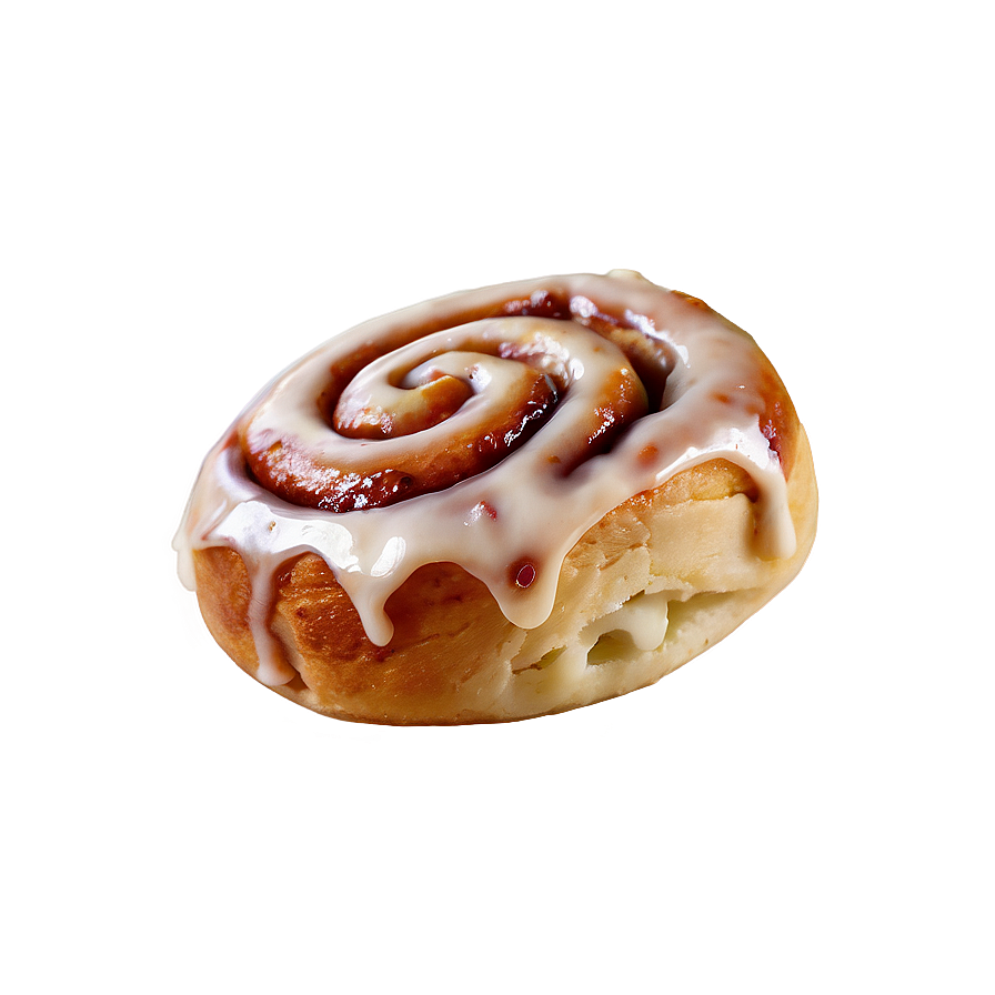 Cinnamon Roll With Maple Glaze Png Bpn