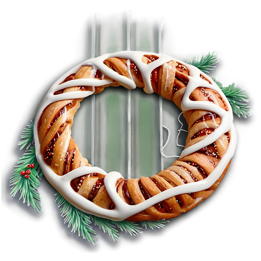 Cinnamon Roll Wreath Decoration Png 91