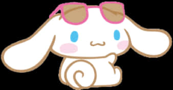 Cinnamoroll Wearing Sunglasses