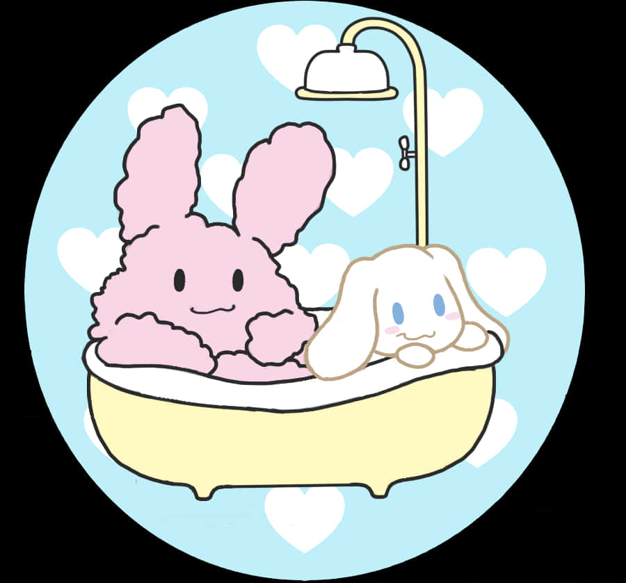 Cinnamorolland Friend Bath Time