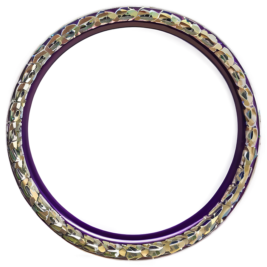 Circle Frame With Ribbon Png Vfc32