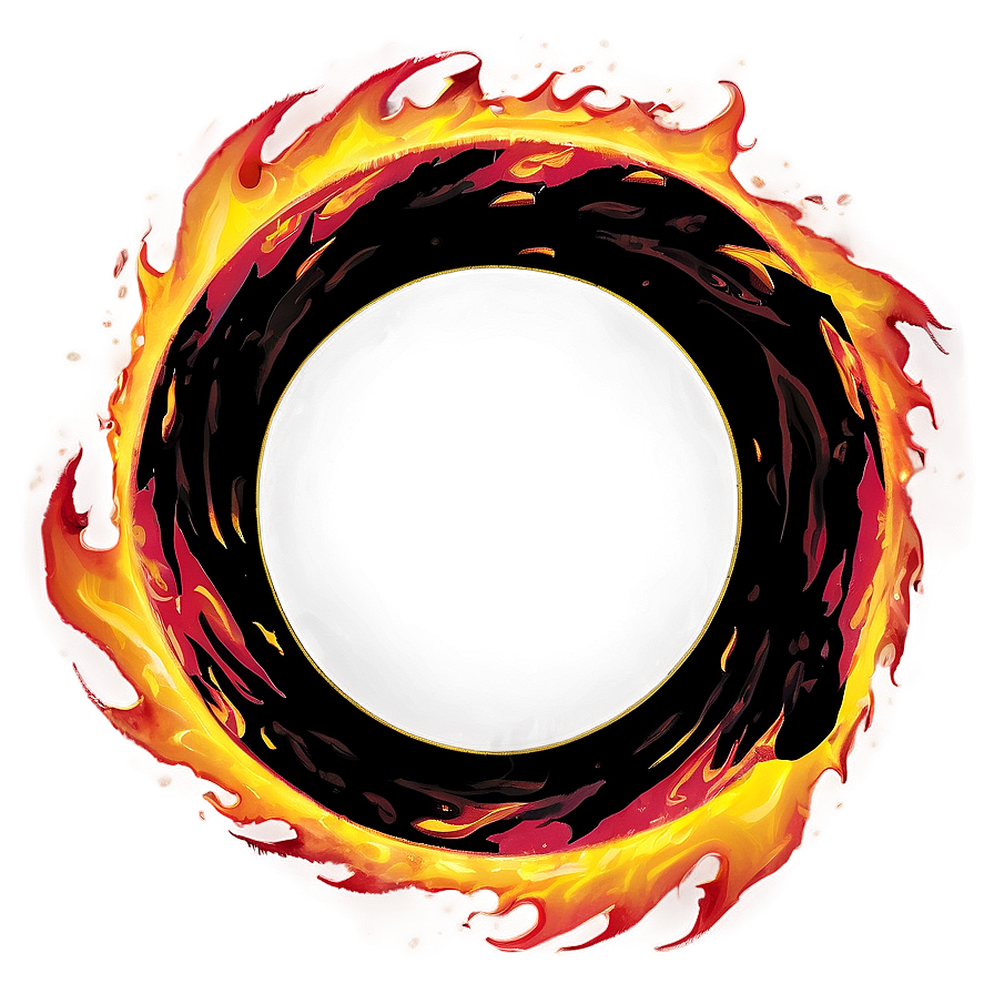 Circle Of Flames Graphic Png 1