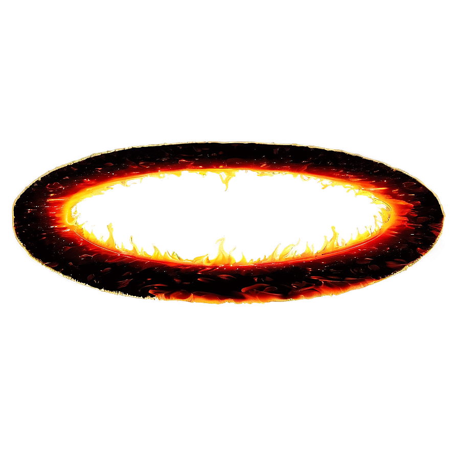 Circle Of Flames Graphic Png Dau