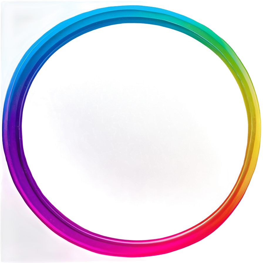 Circle With Gradient Border Png 04302024