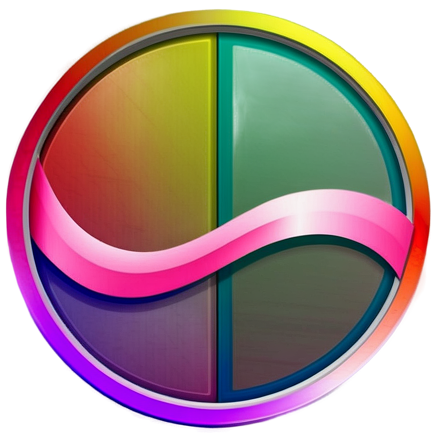 Circle With Gradient Border Png 5