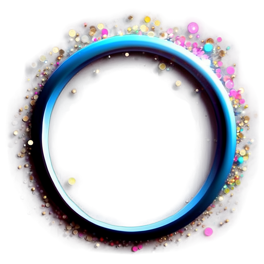 Circle With Sparkles Png 04302024