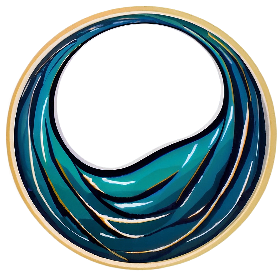 Circle With Waves Png Scv84