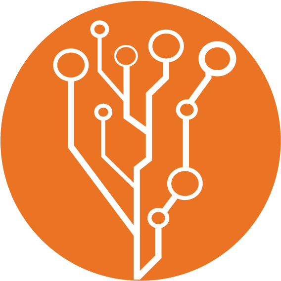 Circuit Tree Orange Background