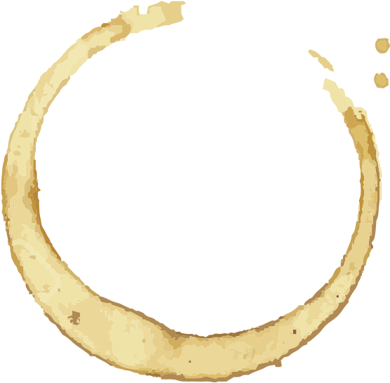 Circular Coffee Stain Texture