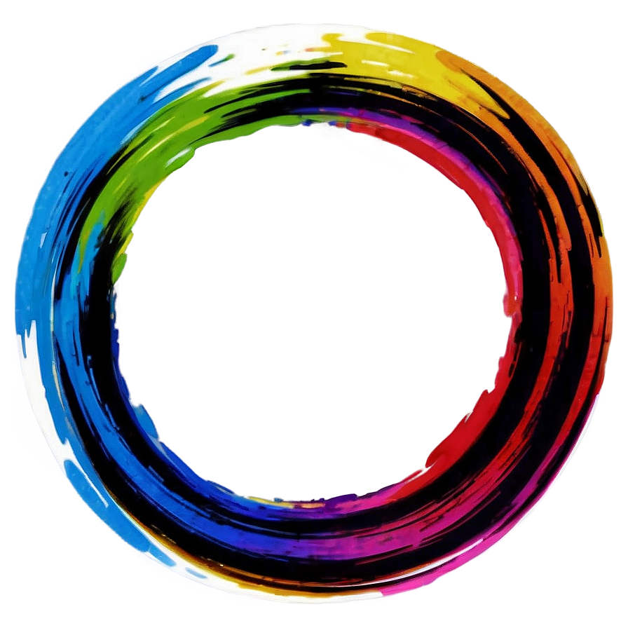 Circular Color Splash Png Deo13