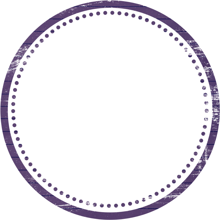 Circular Purple Frame Design