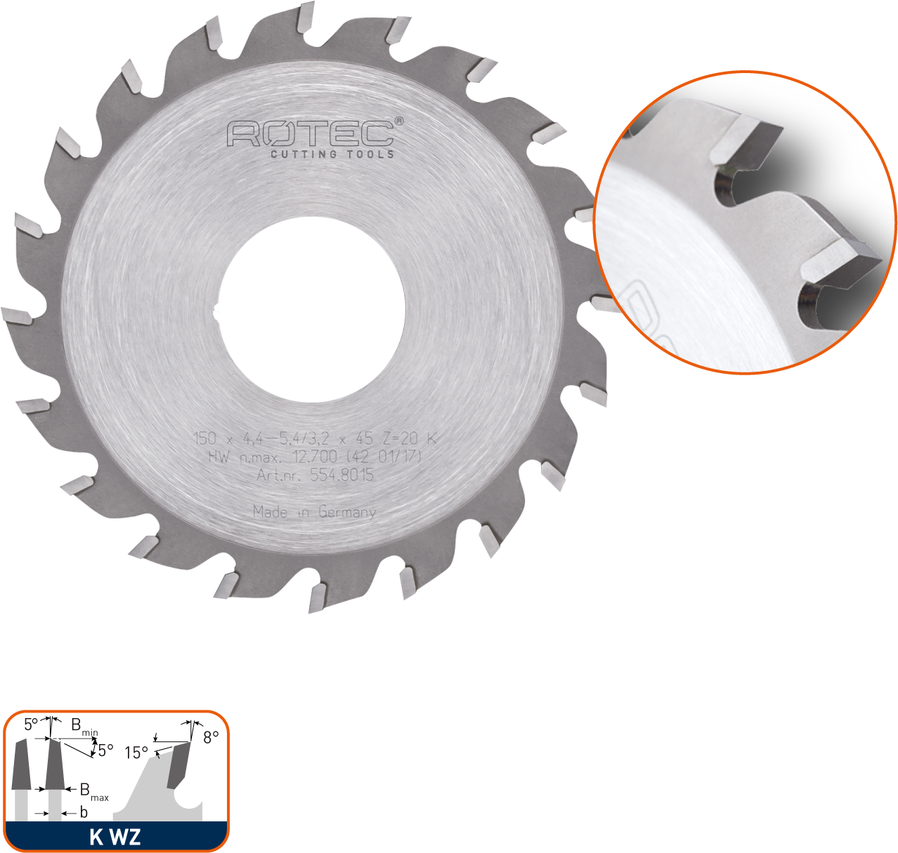 Circular Saw Bladewith Technical Detail