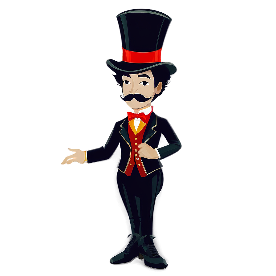 Circus Ringmaster Mustache Png Bkd33