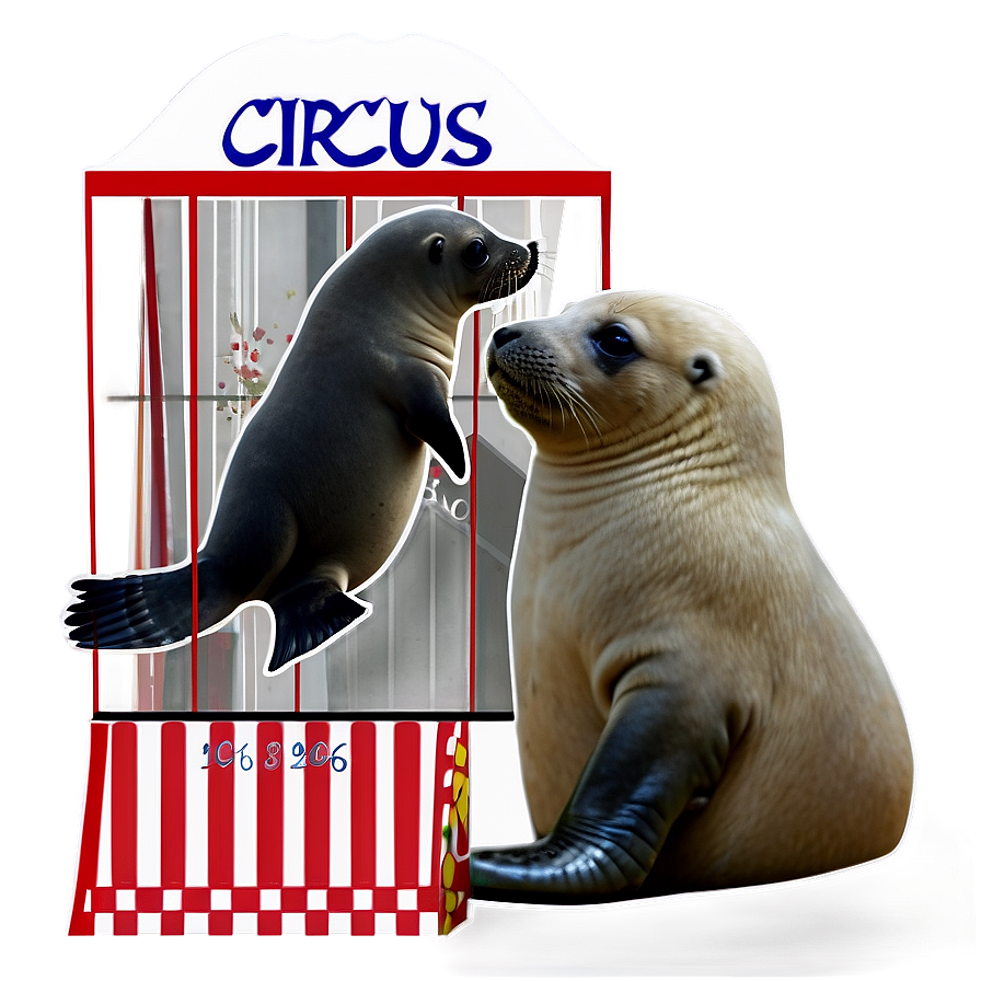 Circus Seals Png Kvp