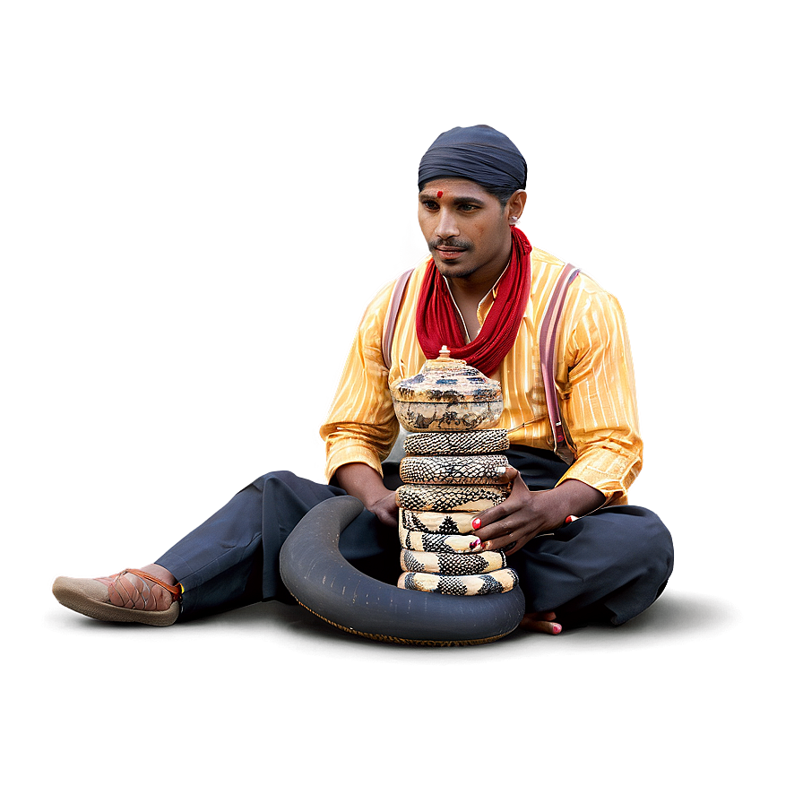 Circus Snake Charmer Png 06122024