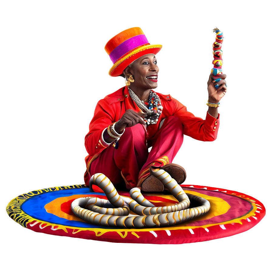 Circus Snake Charmer Png 3