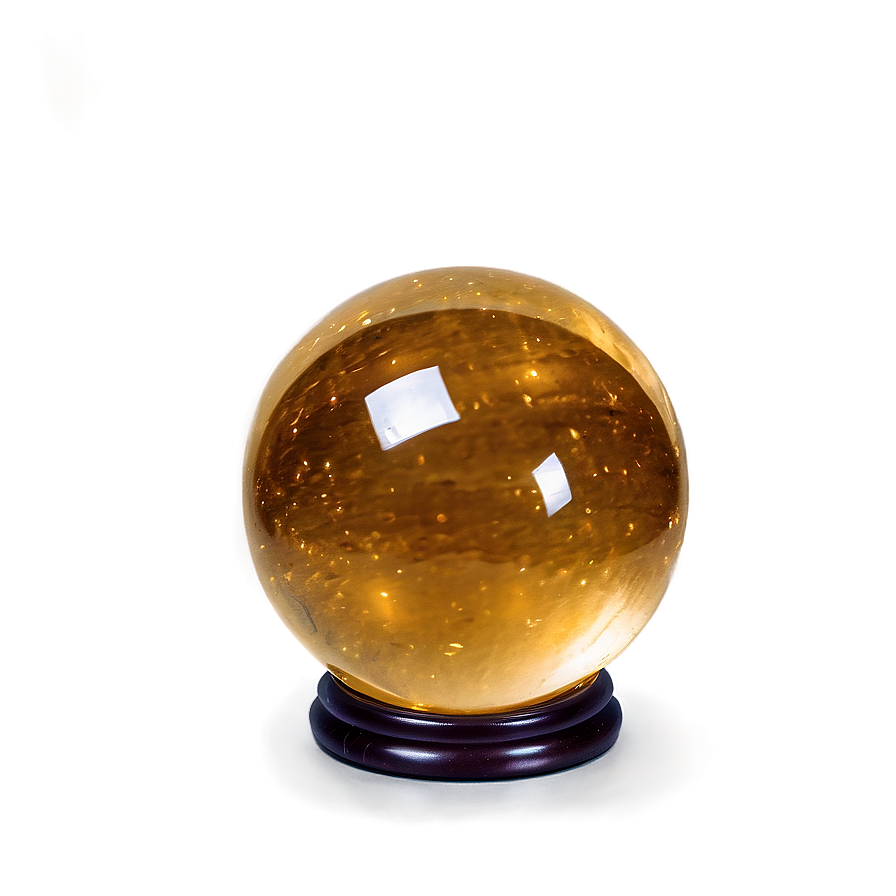 Citrine Crystal Ball Png Gek