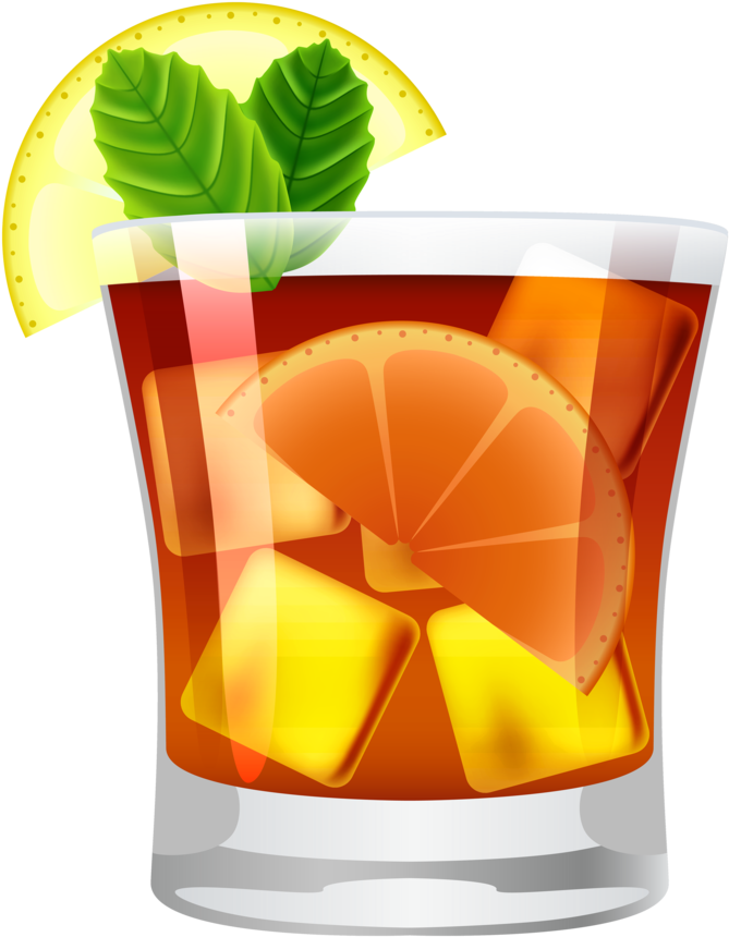 Citrus Cocktail Illustration