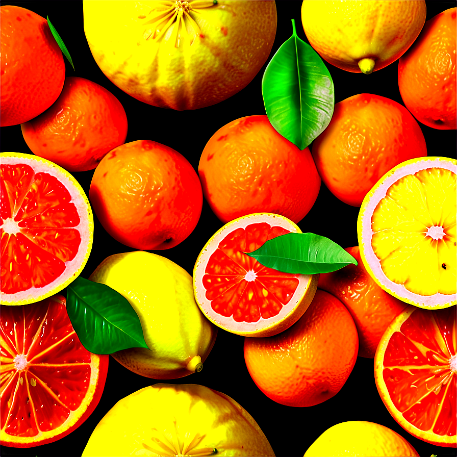 Citrus Fruit Basket Png 06242024