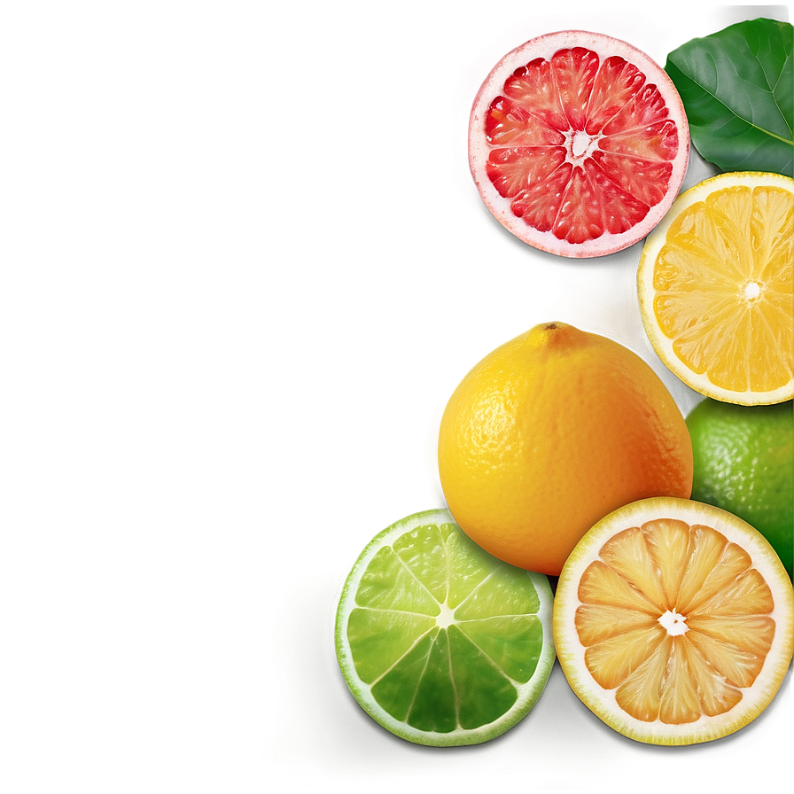 Citrus Fruit Borders Png Ikt61