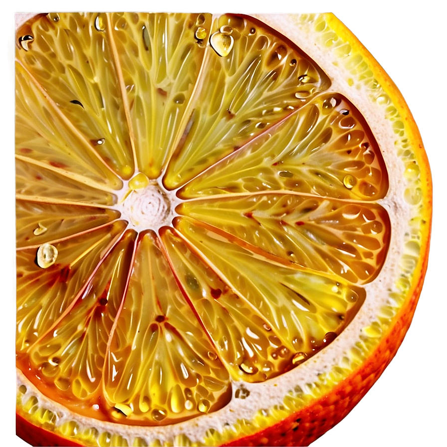 Citrus Fruit Cross-section Png 43