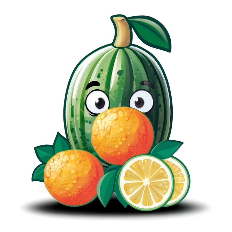 Citrus Fruit Mascots Png Pww