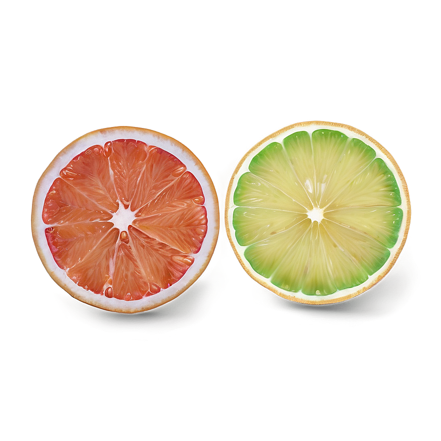 Citrus Fruit Slices Pattern Png 06242024