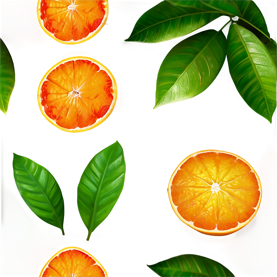 Citrus Leaves And Branches Png Ols