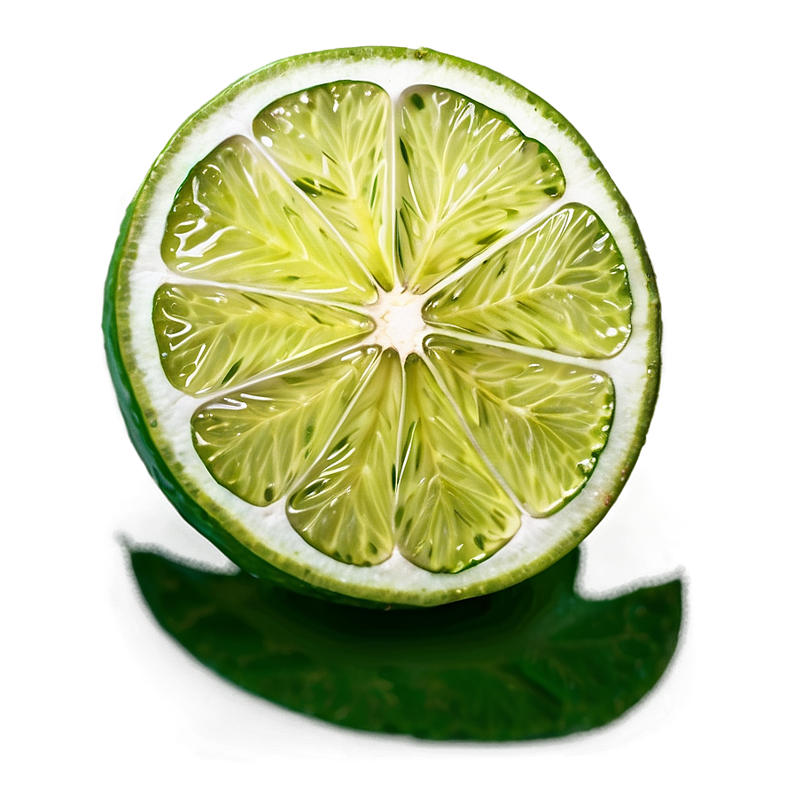 Citrus Lime Slice Png 06132024